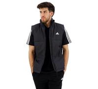 (TG. M) adidas Gilet imbottito isolante a 3 strisce, nero, Nero, M - NUOVO