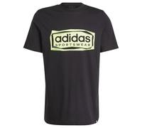 (TG. M) adidas Uomo Folded Sportswear Graphic Tee, Black, M - NUOVO