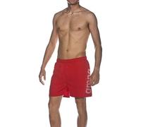 (TG. M) Arena M Fundamentals Logo, Pantaloncini da Bagno Uomo, Rosso (Red/White)
