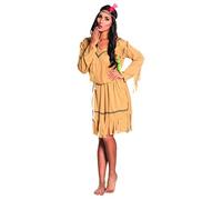 (TG. M) Boland- Indiana Squaw Costume Donna per Adulti, Beige, M, 83813 - NUOVO