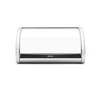 (TG. M) Brabantia Portapane in Acciaio, Apertura a Scomparsa, Medium, Inox Lucid