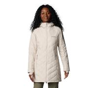 (TG. M) Columbia Heavenly-Giacca Lunga con Cappuccio Piumino, Pietra Scura, M Do