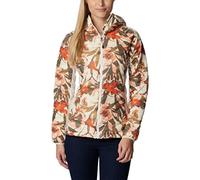 (TG. M) Columbia Powder Pass Giacca, Chalk Floriculture Print, M Donna - NUOVO