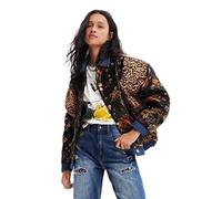 (TG. M) Desigual CHAQ_Monsieur Mickey, 6016 Tan Giacca, Brown, M da Donna - NUOV
