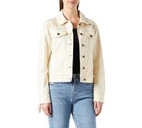 (TG. M) Desigual CHAQ_Santa Monica Giacca in Denim, Bianco, M Donna - NUOVO