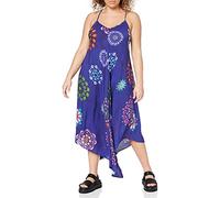 (TG. M) Desigual Vest_Bondi Vestito, Blu (Turkish Sea 5114), Medium Donna - NUOV