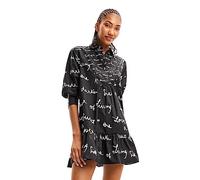 (TG. M) Desigual Vest_Salton NAN, Nero, M Donna - NUOVO