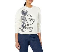 (TG. M) Desigual Woman Flat Knit Thin Gauge Pullover Maglia di Tuta, Bianco, M D