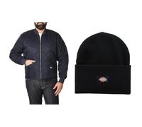 (TG. M) Dickies Giacca Trapuntata Diamond + Berretto Con Risvolto In Acrilico -