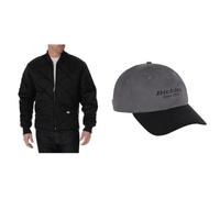 (TG. M) Dickies Giacca Trapuntata Diamond + Cappello In Twill - NUOVO