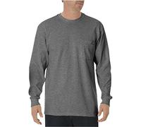 (TG. M) Dickies Heavyweight LS Pocket Tee Relaxed, T-Shirt Uomo, Heather Gray, M