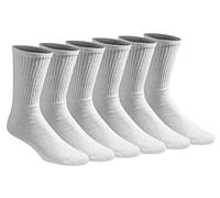 (TG. M) Dickies Men's All Purpose Cushion Crew Socks (6/12 Packs) - NUOVO