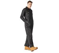 (TG. M) Dickies Tuta Redhawk, Coverall Uomo, Nero, M - NUOVO