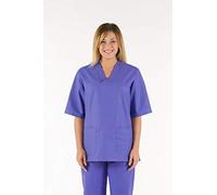 (TG. M) Gima - Casacca 100% Cotone Ottima Qualit , Unisex, Scollo a V, Mezza Man