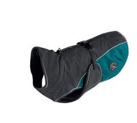 (TG. m) HUNTER Dog Coat Uppsala Cozy, 50 cm, Antracite/Verde Acqua - NUOVO