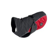 (TG. M) HUNTER Dog Coat Uppsala Cozy, 60 cm, Antracite/Rosso - NUOVO
