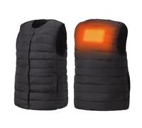 (TG. M) Iris Ohyama Woozoo, Gilet/Giacca Riscaldata, L, Uomo, 4 Livelli di Risca