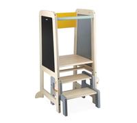 (TG. M) Janod - Torre di Osservazione in Legno - 2 Altezze Regolabili - 1 Sgabel