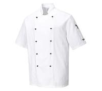 (TG. M) Kent Chefs Jacket - Color: White - Talla: Medium - NUOVO