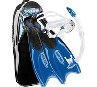 (TG. M/L (41/44)) Cressi Palau Marea Set Pinne, Maschera e Snorkel per Immersion