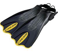 (TG. M/L (41/44)) Cressi Palau Saf Pinne Corte Regolabili per Nuoto e Snorkeling
