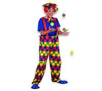 (TG. M-L) Boland- Clown Bon Costume Adulto, Multicolore, M/L, 83826 - NUOVO