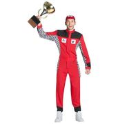 (TG. M-L) Boland - Costume da pilota 3 pezzi, costume di carnevale per feste a t