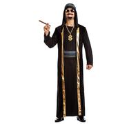 (TG. M-L) Boland - Costume da sceicco per adulti, 4 pezzi, costume in maschera p