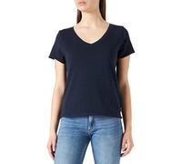 (TG. M) Marc OߴPolo Denim Donna T-Shirt in Cotone bio con Scollo a V, Blu (Scan