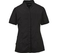 (TG. M) Portwest LW12BKRM Camice donna Premier, Nero, Medium - NUOVO