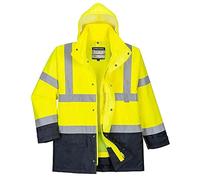 (TG. M) Portwest S768 Giacca Executive 5 in 1 Alta Visibilit , Giallo/Navy, M -