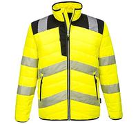 (TG. M) PW3 Hi-Vis Baffle Jacket - Color: YeBk - Talla: Medium - NUOVO