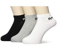 (TG. M) Reebok Act Core Low Cut Sock 3p Calzini, Bianco/Nero (Blanco/Negro/BRGRI