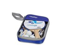 (TG. M) Relaxdays 10020136, Set da Ping Pong con Racchette Unisex-Adulto, Blu, M