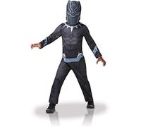 (TG. M) Rubie's-640907-M Black Panther Costume Panter per Bambini, Multicolore,