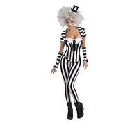 (TG. M) Rubie's 884865 - Costume ufficiale Beetlejuice, da donna, taglia M - NUO