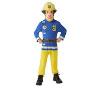 (TG. M) Rubie's I 620779-M - Costume per Bambini Sam Il Pompiere Deluxe B.No, M