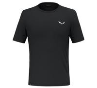 (TG. M) SALEWA Pedroc Am M T-Shirt. Maglietta, Nero, M Uomo - NUOVO