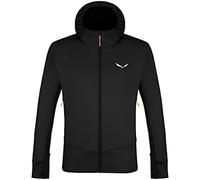 Felpa trekking uomo Salewa Puez PL con cappuccio nero out (48/M)