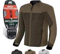 (TG. M) SHIMA OPENAIR Giacca Moto Donna Uomo- Leggera e Traspirante Giubbotto mo
