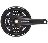 (TG. M) SHIMANO Deore, Guarnitura Unisex-Adulto, Nero, M - NUOVO