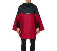(TG. M) VAUDE Covero II, Poncho Unisex Bambini, Indian Red, M - NUOVO