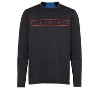 (TG. M) VAUDE Maglietta da Uomo Qimsa LS T-Shirt, Nero-Black Uni, M - NUOVO