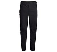 (TG. M) VAUDE Men's Qimsa Softshell Pants II Pantaloni, Nero, M Uomo - NUOVO