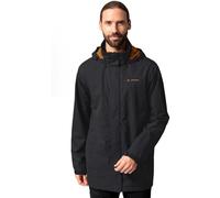 (TG. M) VAUDE Parka da Uomo Escape Giacca, Nero/Marrone silt, M - NUOVO