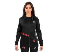 (TG. M) Venum UFC Adrenaline Women's Fight Week Zip Hoodie - Nero - M - NUOVO