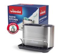 (TG. M) Vileda Organizer per Lavello in Acciaio Inox con Portaspugne - Pratico S