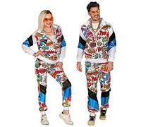 (TG. M) W WIDMANN MILANO Party Fashion - costume tuta pop art, fumetto, outfit a