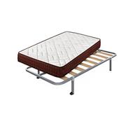 (TG. Medida : 80 x 180 cm) Cama express Materasso Viscosoft Ergos + Rete Ade con