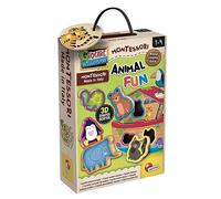 (TG. Medio) Lisciani Giochi - Montessori Wood Animal fun - NUOVO
